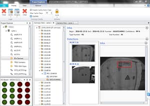 Suite logicielle - Screenshot application TREX-CAPTURE